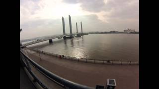 Grande marée timelapse  revivez la montée des eaux à Bordeaux [upl. by Haldeman]