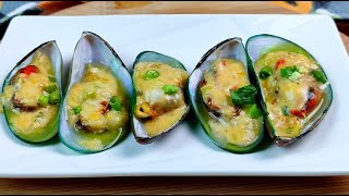 Insanely Cheesy Baked Mussels Tahong [upl. by Enilatan61]