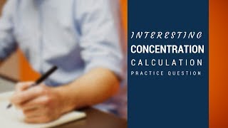 How to solve dilution and concentration calculation in pharmacy  problem 6 [upl. by Jakoba]