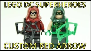 LEGO DC COMIC SUPERHEROES CUSTOM RED ARROW MINIFIGURE [upl. by Eronaele119]