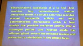 local steroid injection in idiopathic orbital inflamation Abdelnasser Awad [upl. by Paryavi697]