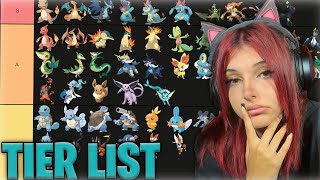 VALUTO TUTTI GLI STARTER POKEMON  Tier List [upl. by Bud688]