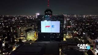 AMEX y F1 Video Mapping World Trade Center CDMX [upl. by Hanala]