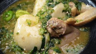 Ultimate Voltarian Local Dish Authentic Delicious Okro Soup Without Oil [upl. by Silevi]