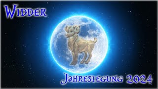 ♈ Widder  Jahreslegung 2024 ♈ [upl. by Kallman747]