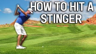 How To Hit A Stinger In 2021  The Shot Every Golfer Wants In The Bag [upl. by Nnyrat492]