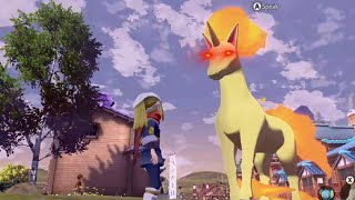 Capturing The Alpha Rapidash lv40 Early Game  Pokemon Legends Arceus [upl. by Anpas]