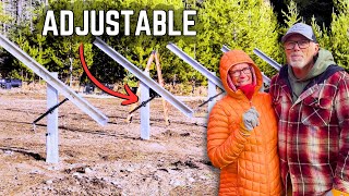 Couple Begins MASSIVE OffGrid SOLAR POWER PLANT [upl. by Adnoryt]