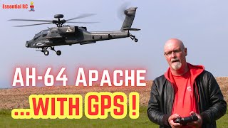 GEOPOSITIONING  AH64 Apache RC Helicopter with GPS Features  FLIGHT TEST  PART 1 [upl. by Arabel]