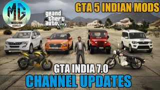 WHAT HAPPENED TO MY CHANNEL GTA INDIA 70 amp GTA 5 INDIAN MODS [upl. by Nerreg]