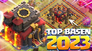 TOP 10 Rathaus 10 Basen für JEDEN 🏆 Clash of Clans deutsch [upl. by Nivrag70]