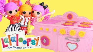 Lalaloopsy Baking Oven with Lalaloopsy Girls Making a Surprise Birthday Cake [upl. by Amero]