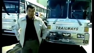 Trailways Bus Commercial Claude Akins 1976 [upl. by Dorothee]