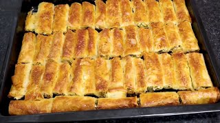 Baklavalık Yufkadan Peynirli Çıtır Börek Tarifi [upl. by Oniram]