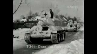 T34 im Einsatz der Wehrmacht  Rollbahn RoslawlJuchnow 8mm Schmalfilm WW2 [upl. by Belden904]