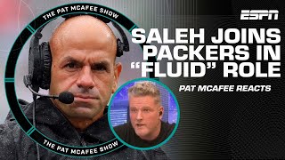 Robert Saleh joins Packers in a ‘fluid role 👀 Pat McAfee reacts to the news  The Pat McAfee Show [upl. by Latsyk14]