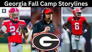 Georgia Football Fall Camp Storylines  UGA Football 2024 [upl. by Adnael]