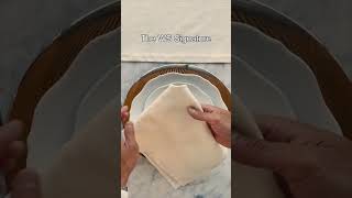 3 Napkin Folding Techniques for your Thanksgiving Table [upl. by Wojcik]