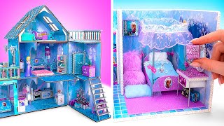 2 DIY Disneys Frozen Elsa Wonderful Houses [upl. by Inilahs]