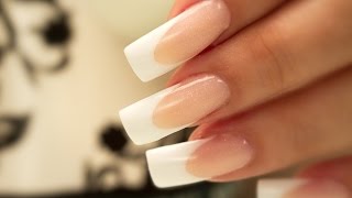 Reverse French Acrylic Nail [upl. by Ayekal]