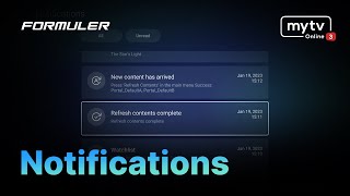 MYTVOnline 3  Notifications [upl. by Sussna]