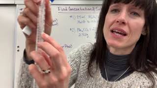 Determine Concentration from Titration [upl. by Trahurn]