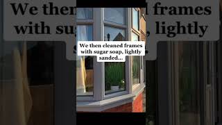 How to paint UPVC windows ⭐️ Using our midgrey shade City Slicker 🔘frenchic painting [upl. by Crisey]