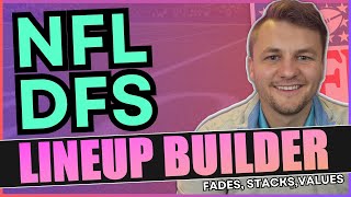 NFL DFS Week 5 Stacks Fades Values Core Plays and Lineup Process [upl. by Aliemaj]