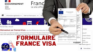 Guide pratique pour remplir efficacement le formulaire de demande de visa 2024 FranceVisas [upl. by Adekahs131]