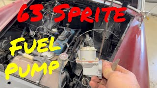 63 Sprite part 2 fuel pump and brake light switch [upl. by Aihsakal]