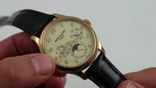 PreOwned Patek Philippe Grand Complications Perpetual Calendar 5327R001 Luxury Watch Review [upl. by Anauqahc]