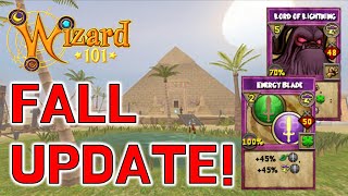 Wizard101  This Fall Update Will Be HUGE [upl. by Elwin646]