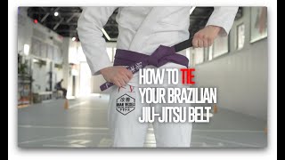 How To Tie Your Brazilian JiuJitsu Belt [upl. by Names]