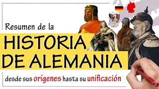 Historia de ALEMANIA  Resumen  Desde sus orígenes hasta la UNIFICACIÓN DE ALEMANIA [upl. by Ahsitniuq856]