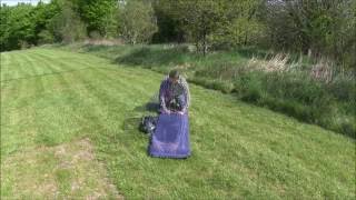 How to roll up a self inflating mat  Innovative Family Camping [upl. by Ahsiad]