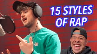 FIRST time REACTION to QUADECA 15 styler of Rap Lmao 😂 [upl. by Naibaf]