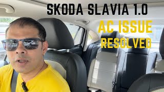 Skoda Slavia 10 TSI  AC issue resolved ✌️✌️✌️ [upl. by Latsryc]