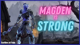 ESO PvP  MagDen Is FUN amp STRONG Scribes of Fate Chapter [upl. by Shara949]