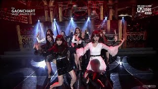 IZONE Intro  La Vie en Rose 8th Gaon Chart Music Awards 2018 HD1080p 60fps 190123 [upl. by Whitehurst680]