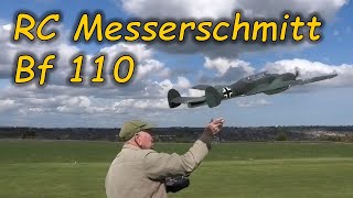 Fantastic RC Messerschmitt Bf 110  56quot wingspan built from Foamboard [upl. by O'Doneven]