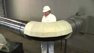 Installing MinWool1200® Precision Cut Pipe Insulation [upl. by Euqinomad]