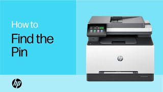 How to find the PIN  HP Color LJ Pro 32013204 3288 MFP 33013304 3388 printers  HP Support [upl. by Anevad660]