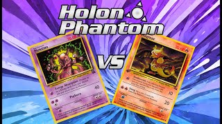 Retro Format Base Set  Fossil Pokemon TCG Battle MewtwoElectabuzz Vs MagmarElectabuzz [upl. by Lin]