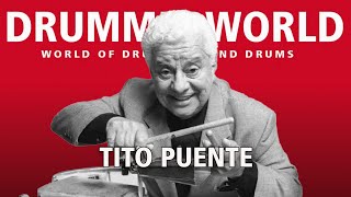 Master Of The Timbales TITO PUENTE  titopuente latin percussion drummerworld [upl. by Klimesh]