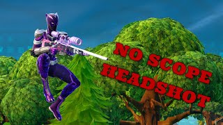 Fortnite NO SCOPE HEADSHOT [upl. by Halehs]