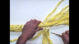 Yale Cordage Single Braid Tuck Eye Splice Video [upl. by Nalepka790]