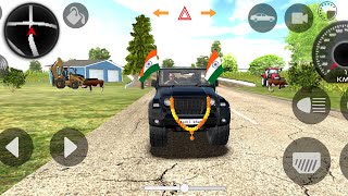 Dollar Song Modified Mahindra Green Bolero 😈 Indian Cars Simulator 3D  Android Gameplay Part 1 [upl. by Zenitram]