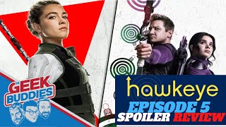 HAWKEYE EPISODE 5  SPOILER REVIEW  Marvel  MCU  The Geek Buddies [upl. by Dippold]