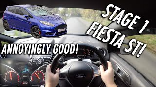 2015 STAGE 1 FORD FIESTA ST DRIVING POVREVIEW [upl. by Ursola701]