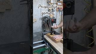 Frezai prispaudejo gamybaforyou welding working woodprocessing woodenmachine [upl. by Salguod261]